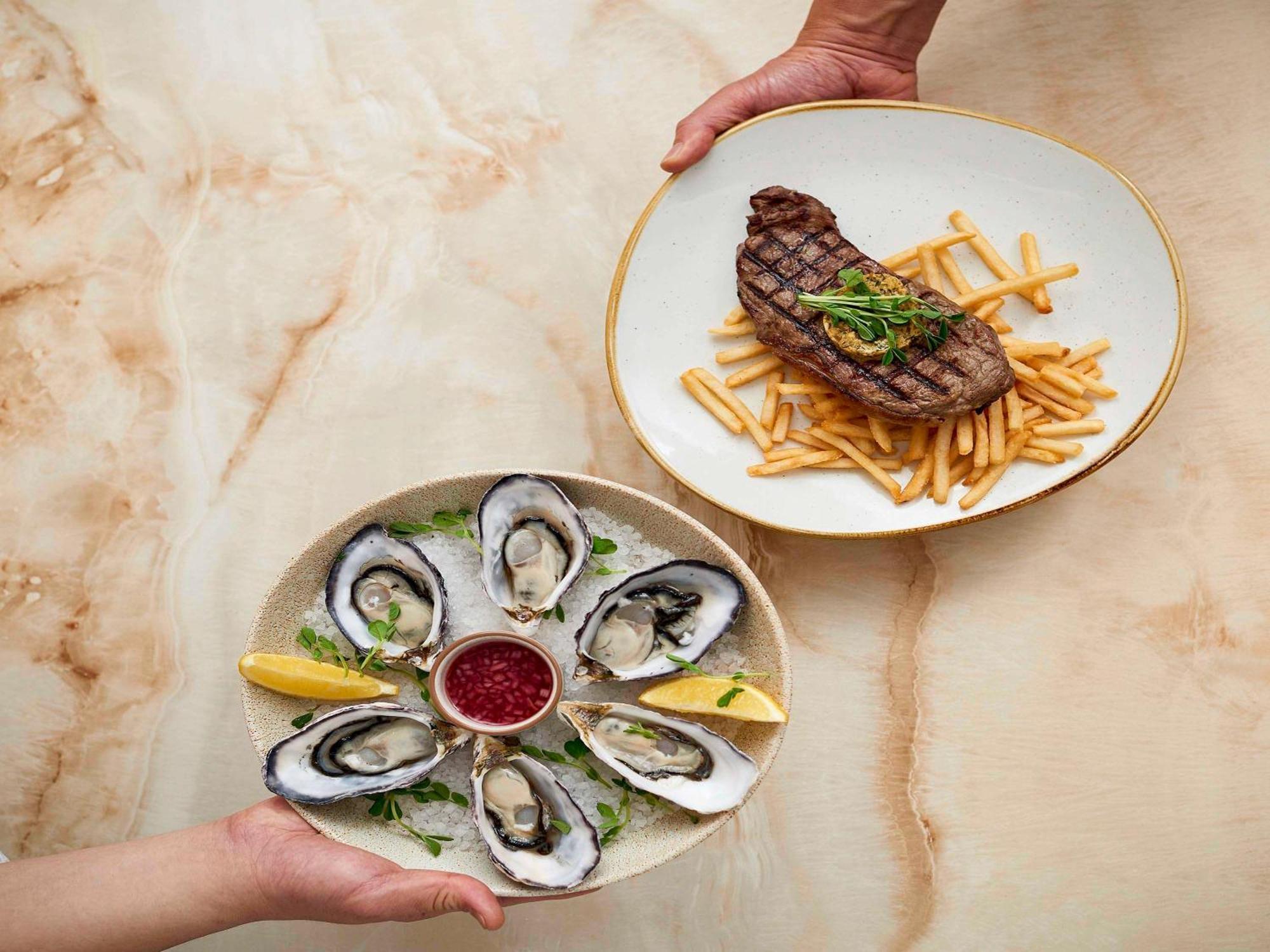 The Sebel Quay West Suites Sydney Eksteriør billede Oysters and steak