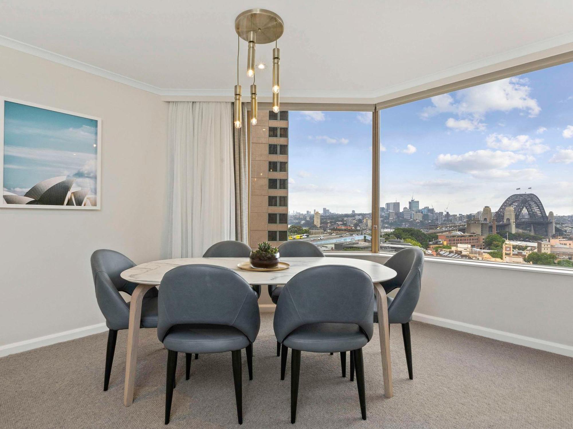 The Sebel Quay West Suites Sydney Eksteriør billede Dining room
